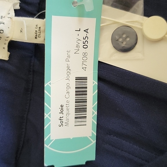 NWT Stitch Fix Soft Joie | Marquette Soft Jogger Pants in Navy Blue - Picture 5 of 5